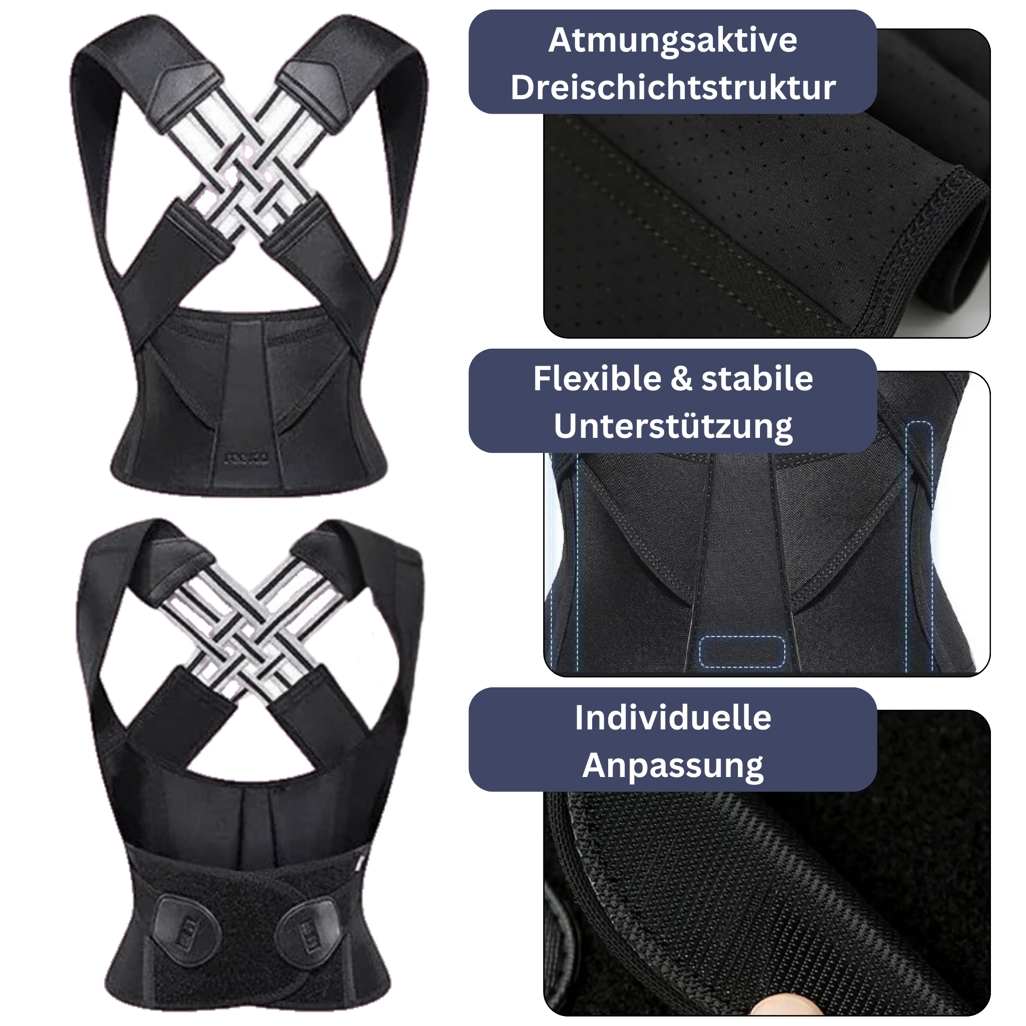 PostureBoost – Your Posture Support for More Confidence