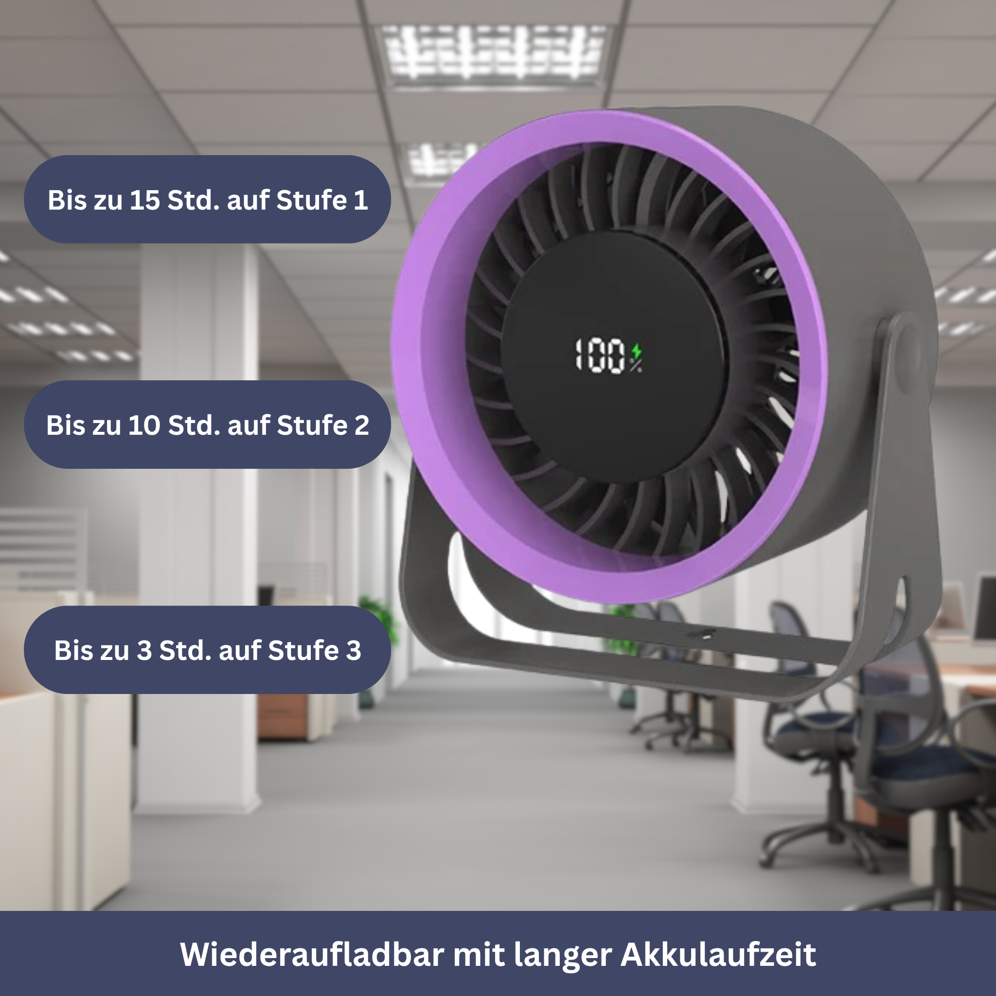 3-in-1 Fan with Swivel Function