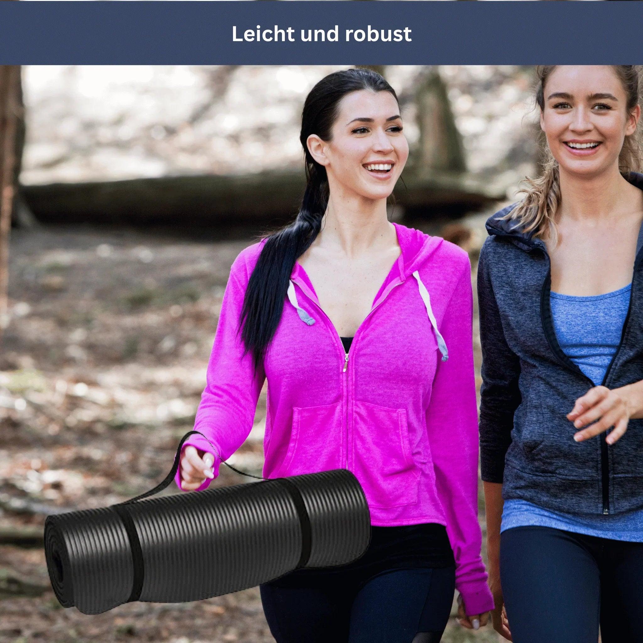 Premium Yoga Mat with Carry Strap