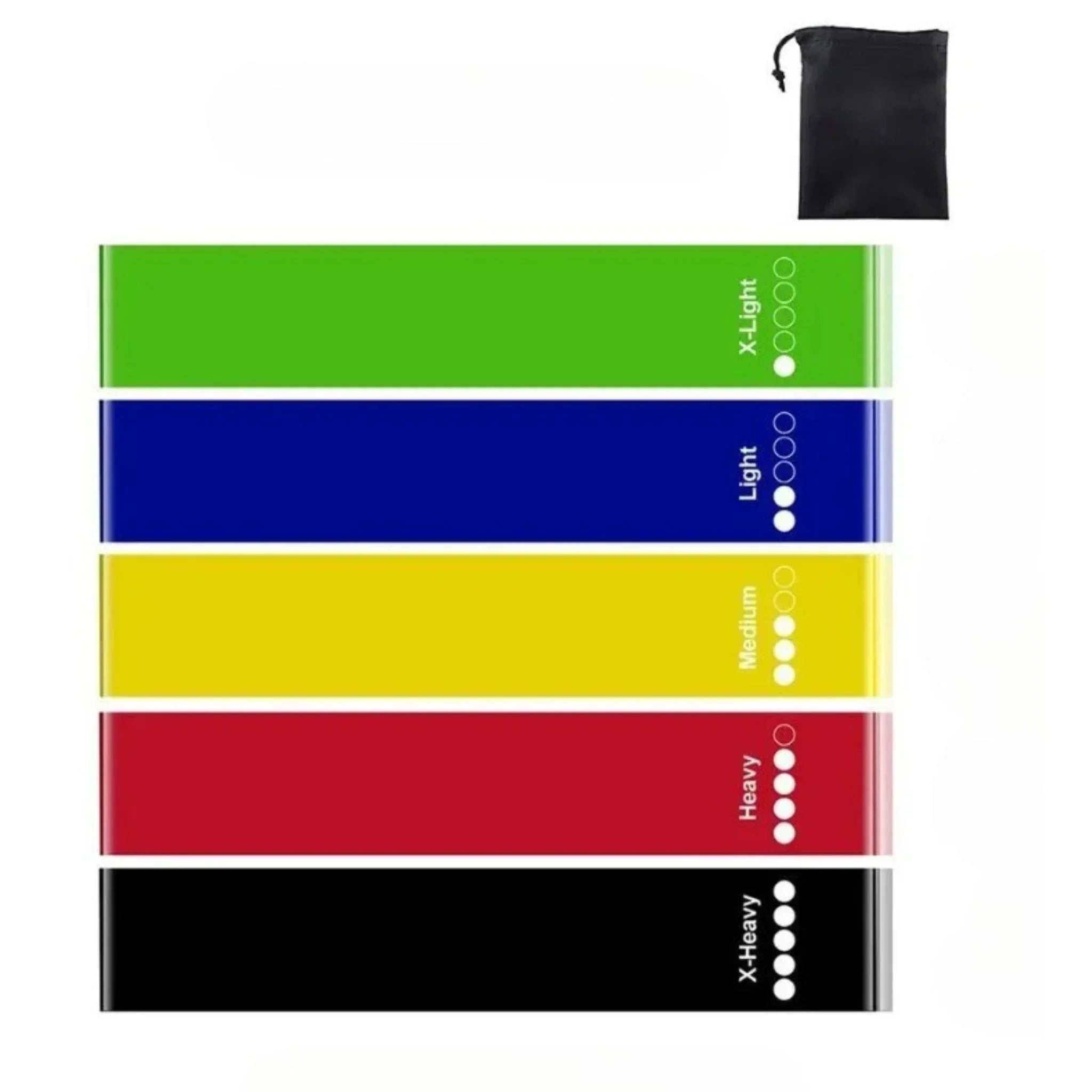 5-Piece Set Fitness Resistance Bands