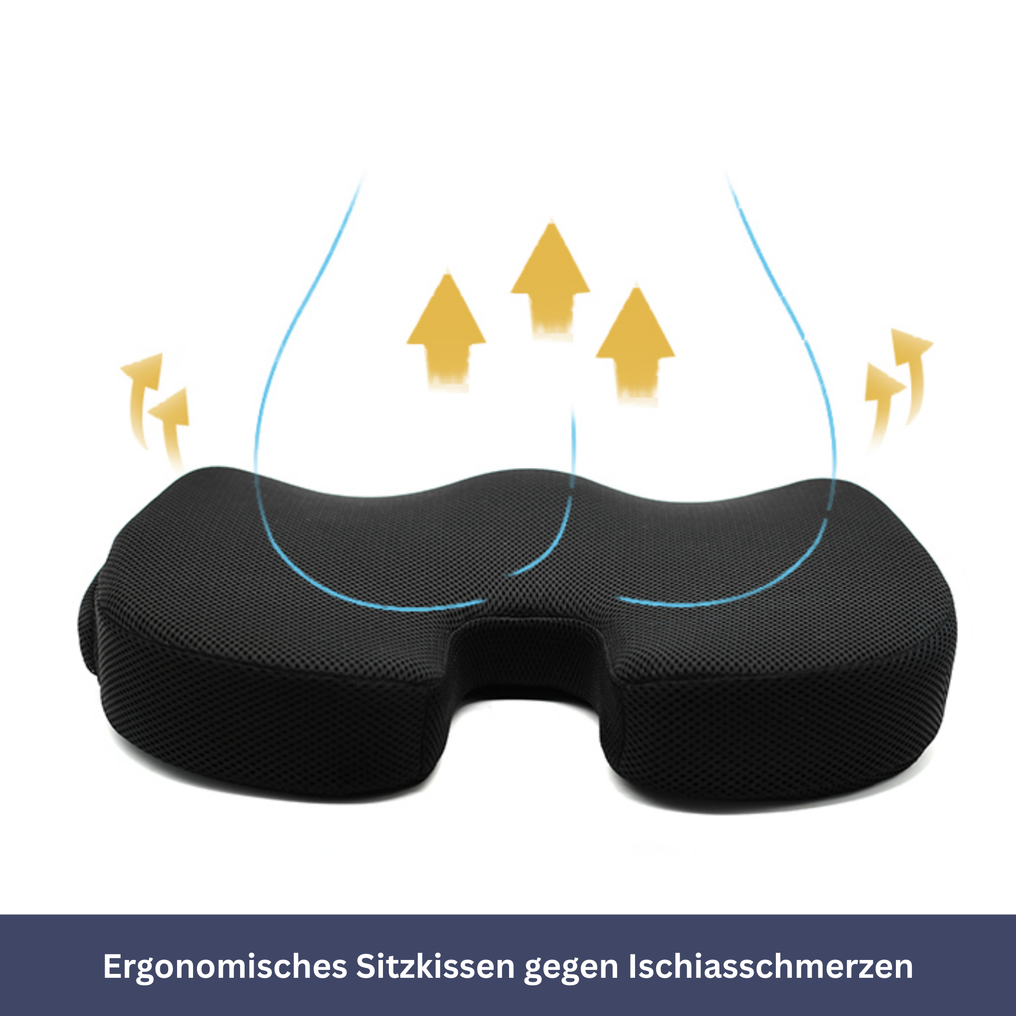 Ergonomic Seat Cushion for Sciatica Pain Relief