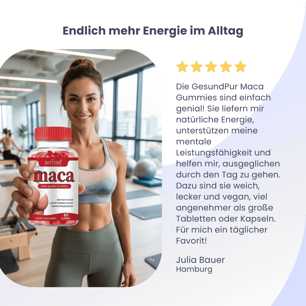 Maca Gummies for Women – Energy & Well-Being