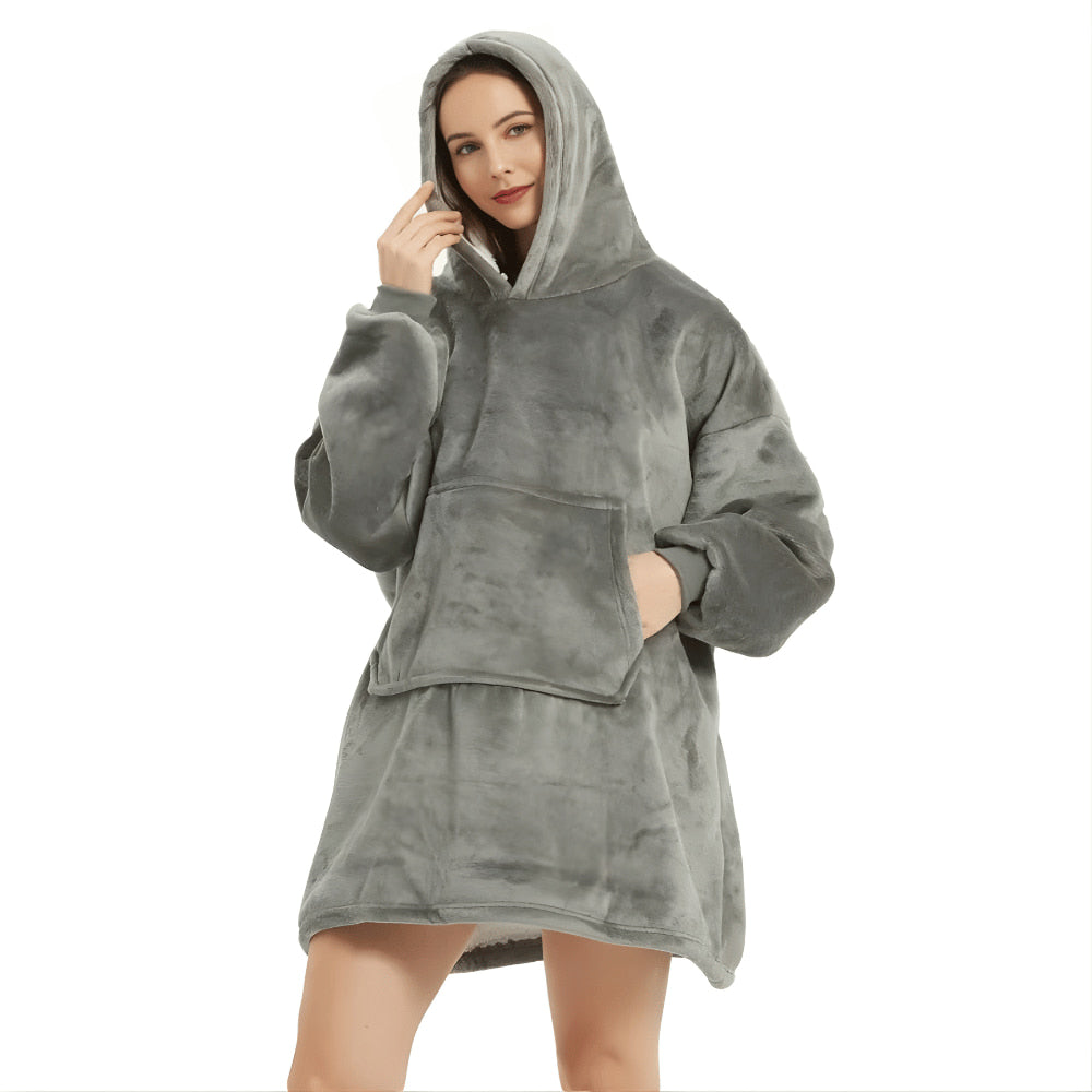 Heat Miracle – Hoodie Blanket with Sleeves
