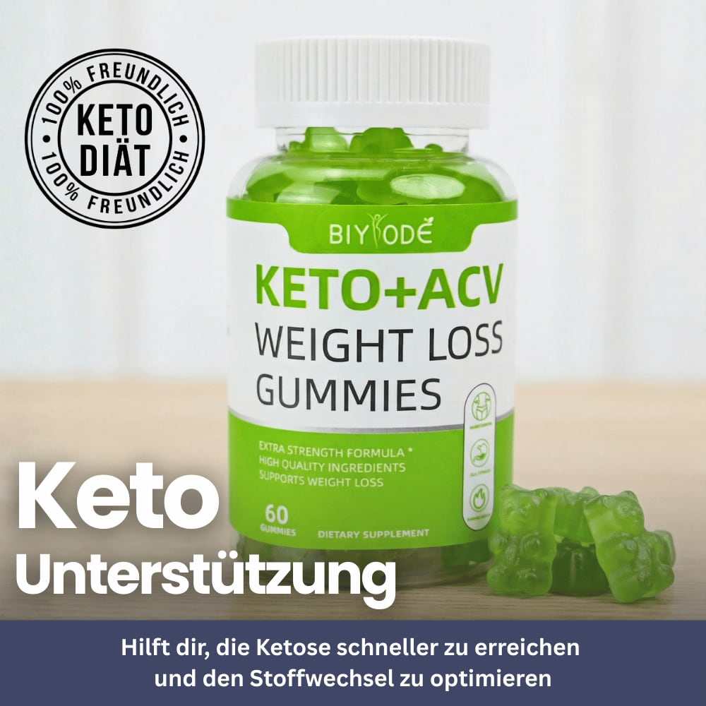 Keto + Apple Cider Vinegar Gummies – Support for Weight Management