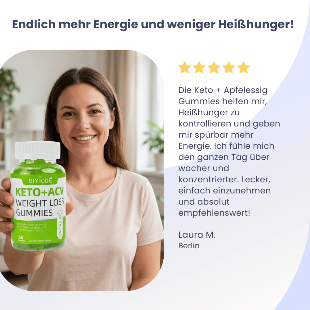 Keto + Apple Cider Vinegar Gummies – Support for Weight Management
