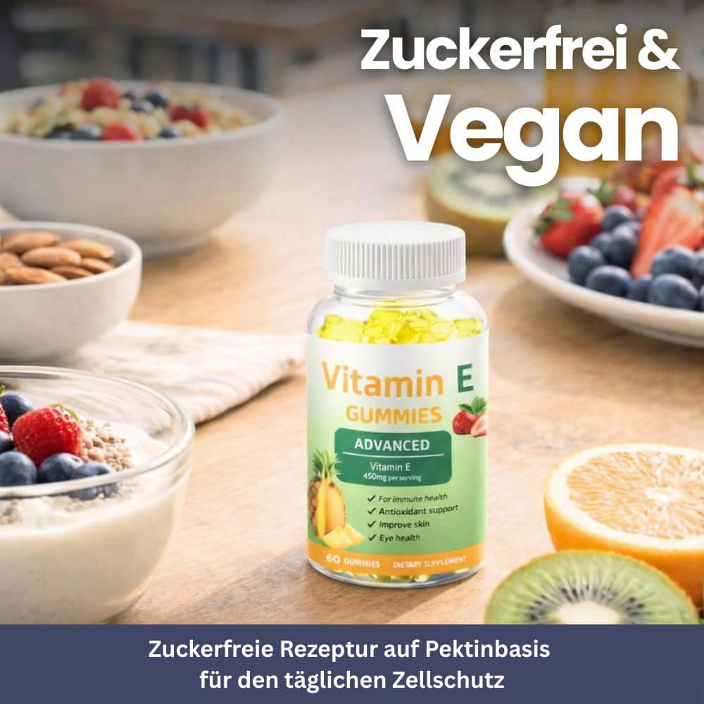 Vitamin E Gummies – Skin Care & Cell Protection